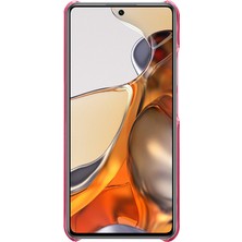 4U Sky Dayanıklı Pu Deri Kaplamalı Pc Telefon Vaka Telefon Kapağı Xiaomi 11T Pro/xiaomi 11T-ROSE (Yurt Dışından)