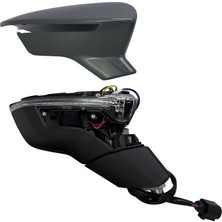Spj Dış Dikiz Aynası Seat Leon 2013-2020 Elektrikli, Isıtmalı, Sinyalli, Otomatik Katlanır, Astarlı Kapak, 8 Pin