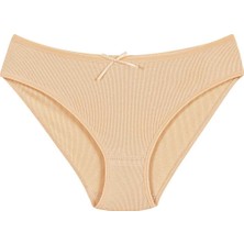Yıldız Çamaşır Yıldız 6'lı Bayan Likralı Çizgili Kaşkorse Bikini Külot Q3550