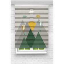 Lina Home Dijital Baskılı Çocuk Odası Zebra Perde Model 028