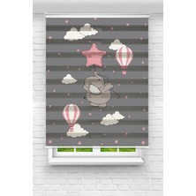 Lina Home Dijital Baskılı Çocuk Odası Zebra Perde Model 033