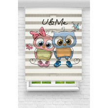 Lina Home Dijital Baskılı Çocuk Odası Zebra Perde Model 013