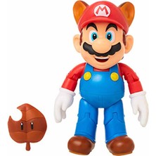 Jakks Pacific Ntd Super Mario Figür 6 cm W28 UPM03000 - Raccoon Mario