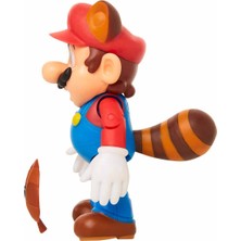 Jakks Pacific Ntd Super Mario Figür 6 cm W28 UPM03000 - Raccoon Mario