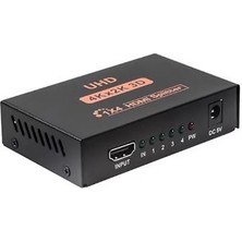 Ayt Hytech Hy-Lu4 4 Port 4KX2K HDMI Splitter Dağıtıcı Çoklayıcı