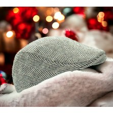 Shopiolog Kışlık Kaşe Yünlü Brood Ördek Kasket Flad Cap