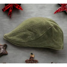 Shopiolog Kışlık Kaşe Yünlü Brood Ördek Kasket Flad Cap