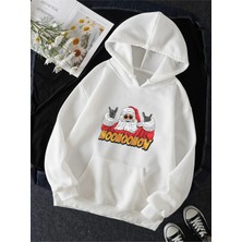 Populus Hohoo Noel Baba Yeni Yıl Kapşonlu Sweatshirt