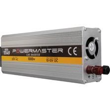 Powermaster PM-11149 12 Volt 220 Volt Inverter Dönüştürücü 1000 Watt Modified Sınus 12V-220V Soğutucu Fanlı