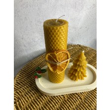 Apicraft Doğal Balmumu Çam Ağacı + Sarma Petek Balmumu +Beyaz Kokina Sunumluk
