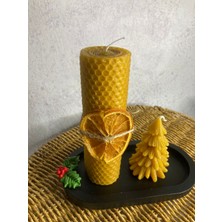 Apicraft Doğal Balmumu Çamağacı +Sarma Petek Balmumu + Siyah Kokina Sunumluk