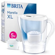 Brita Marella XL ''5 x MAXTRA -PRO-ALL-IN-1 Filtreli'' Su Arıtma Sürahisi - Beyaz