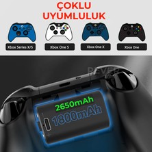 Rever Xbox Kol Gamepad Şarj Edilebilir Piller 2650mAh Xbox One / S / X  Serisi Kol Uyumlu Şarj İstasyonu