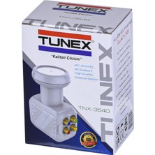 Tunex 4K Ultra Hd Ku-Band Üniversal Dörtlü Lnb TNX-3540