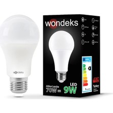 Wondeks 10'lu 9W LED Ampul 6500K Beyaz Işık