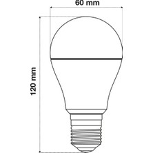 Wondeks 10'lu 9W LED Ampul 6500K Beyaz Işık