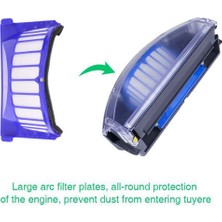 Passing Silindir Yan Fırça Filtre Çarkı Irobot Roomba 600 Serisi 606 610 620 630 650 660 675 676 Elektrikli Süpürge Aksesuarları (Yurt Dışından)