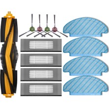 Passing Ecovacs Deebot N8 / N8+ / N8 Pro+ / N8 Pro+ Plus Yedek Parça Aksesuarları Ana Yan Fırça Hepa Filtre Paspas Bezi (Yurt Dışından)