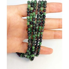 Yaşam Tohumu Anyolit (Rubizoit- Rubyzoisit) Taşı Dizi 4mm