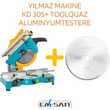 Yılmaz Makine Kd 305 Portatif Kesme Mak. (230V 1p)(Yeni)+Toolquazaluminyum Testere