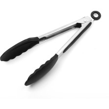 Depa Kilitlenebilir Metal Saplı Silikon Maşa