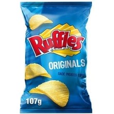 Ruffles ( 6 Adet  ) Ruffles Originals Patates Cipsi Süper Boy 107 gr