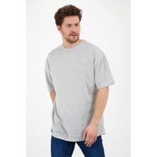 Saks Oversize Unisex Düz T-shirt