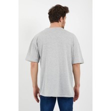 Saks Oversize Unisex Düz T-shirt