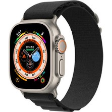 Newface Apple Watch 45MM Mountain Kordon - Siyah