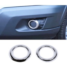 ZNZ Oto Aksesuar Transit Krom Sis Çerçevesi 2 Parça 2014 ve Üzeri Paslanmaz Çelik