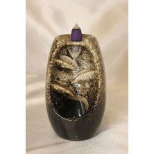 Rahan Geri Akış Tütsüsü Seramik Yapraklar