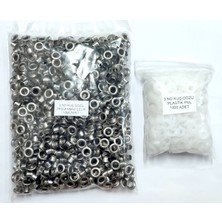 Trimist Kuş Gözü-3 No-Paslanmaz Çelik-Plastik PULLU-1.000 Takım