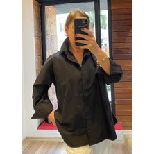 Perry Oversize Gizli Düğme Gömlek