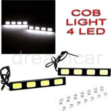 Dreamcar 4 Led Cob Beyaz Gündüz Ledi 2 Adet 5652101
