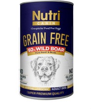 Nutri Canin %92 Domuz Etli 400gr Tahılsız Yaş Mama 1 Adet