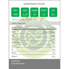 Glutensiz Fabrika Karabuğday Patlağı Sade 88 gr x  6'lı