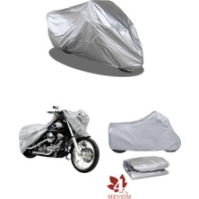 Motoen Rks Rocca 100 Max Gri Su Geçirmez Motosiklet Brandası Arka Çanta Uyumlu Değildir