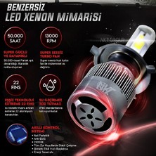 Point Marketing Renault Clio (1990-1998) H4 Uzun Kısa Xenon LED Şimşek Etkili Buz Mavi