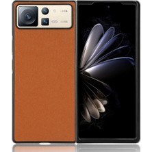 4U Sky Xiaomi Mix Için Katlama 2 5g Pu Deri+Sabit Pc Kapağı Yolculuk Önleme Önleyici Koruma Koruması Telefon Koruyucu Brown (Yurt Dışından)