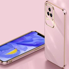 4U Sky Xiaomi Için Xinli Redmi K50 PRO/K50 Cep Telefonu Kapak Hassas Lens Kesim Şık Elektraplama Altın Kenar Yumuşak Tpu Geri Kılıf Mavisi (Yurt Dışından)