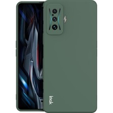 4U Sky Xiaomi Poco F4 Gt/redmı K50 Oyun, Şok Geçirmez Yumuşak Tpu Kapak-Orta Gece Yeşil Için Düz Kenar Telefon Kasası (Yurt Dışından)