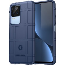 4U Sky Xiaomi Için Redmi K50 PRO/K50/K60E 5g Sağlam Kare Grid Tasarım Kalınlaştırılmış Tpu Kılıf Anti-Fall Koruma Cep Telefonu Kapak Mavisi (Yurt Dışından)