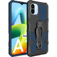 4U Sky Mechwarrior Xiaomi Redmi A1 4g/a2 4g Koruyucu Koruyucu Koruyucu Koruyucu Koruyucu Koruyucu Koruyucu Tpu+Pc Arka Klip Kickstand-Blue ile Zor Zırh Telefon Kapağı (Yurt Dışından)