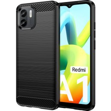 4U Sky Xiaomi Redmi A1 4g Karbon Fiber Doku Koruyucu Tpu Kapak Karşı Kaydırma Karşı Fırcrefle Fırcred Telefon Kahramanı (Yurt Dışından)