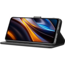 4U Sky Xiaomi Için Redmi 10 5g/poco M5 4g/m4 5g/redmı Not 11E 5g/redmi 10 Prime+ 5g/11 Prime 5g Telefon Cüzdan Kılıf Pu Deri Deri Stand Manyetik Telefon Kapak Black (Yurt Dışından)