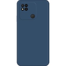 4U Sky Xiaomi Redmi Için 10A Düz Kenarlı Ka Tpu Koruyucu Kılıf Mikrofiber Astar Cep Telefonu Arka Kapak-Dark Mavi (Yurt Dışından)