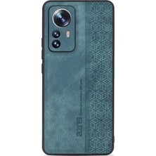 4U Sky Xiaomi 12 Lite 5g Için Fall Anti Telefon Kasası, Şık Desen Baskılı Pu Deri+Tpu Telefon Koruyucu Kabuk-Yeşil (Yurt Dışından)