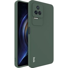 4U Sky Xiaomi Redmi K50/K50 Pro, Düz Kenar Kesik Tpu Koruyucu Kapak Midnight Green Için Yumuşak Kılıf (Yurt Dışından)