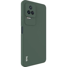 4U Sky Xiaomi Redmi K50/K50 Pro, Düz Kenar Kesik Tpu Koruyucu Kapak Midnight Green Için Yumuşak Kılıf (Yurt Dışından)