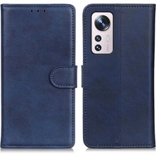 4U Sky Xiaomi Için Pu Deri Kılıf 12 Lite, Stand Cüzdan Tam Koruma Telefon Kapak Blue (Yurt Dışından)